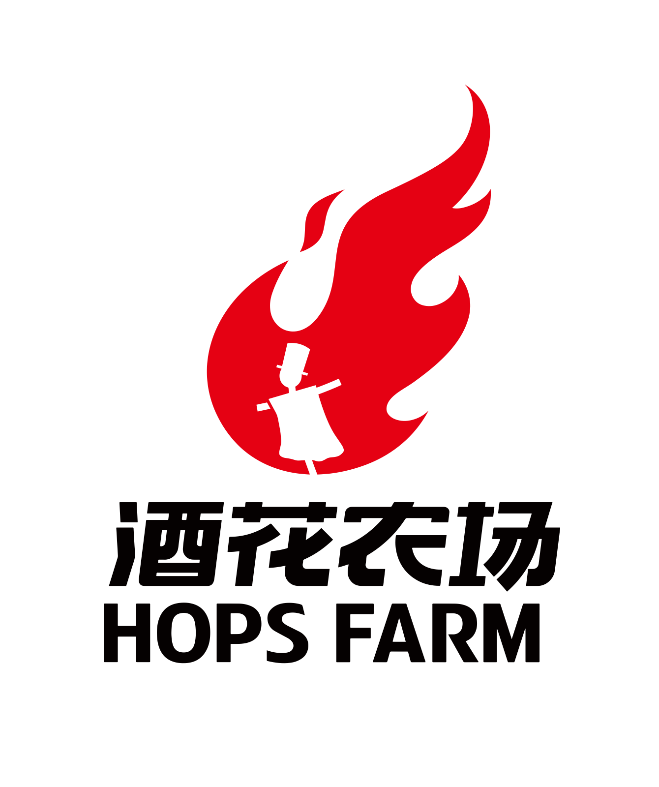 酒花农场 HOPS FARM 标识